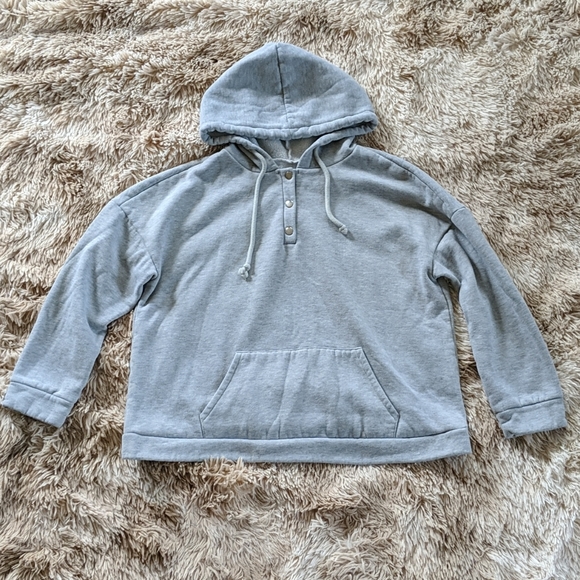 Grey hooded sweatshirt - Picture 2 of 7